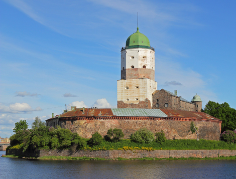 Vyborg Castle in Russia